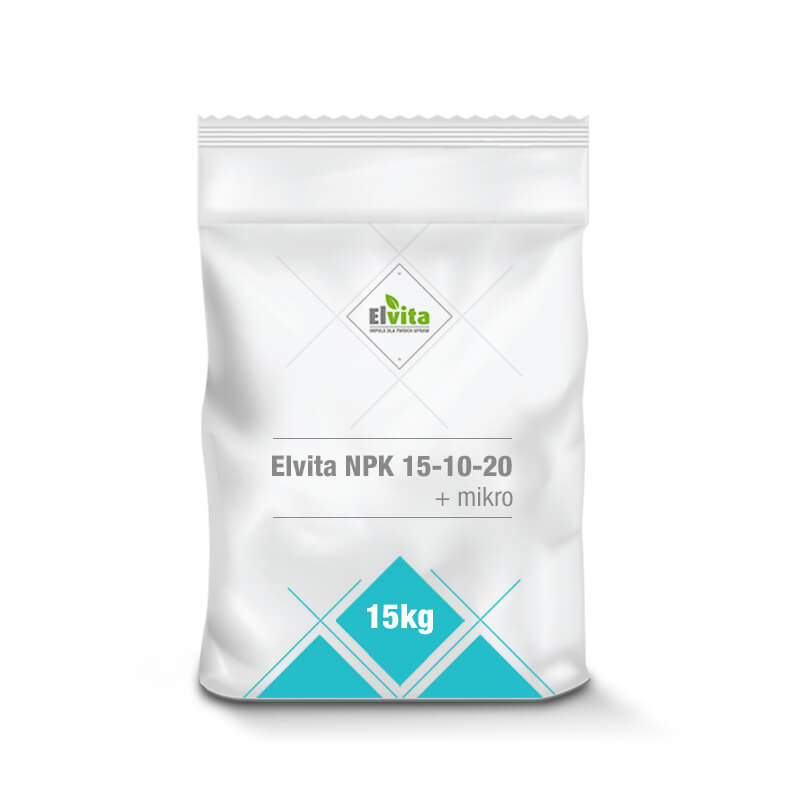Elvita NPK 15-10-20 + mikro 15kg